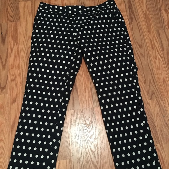 Banana Republic Pants - Banana Republic Polka Dot Pants 6
